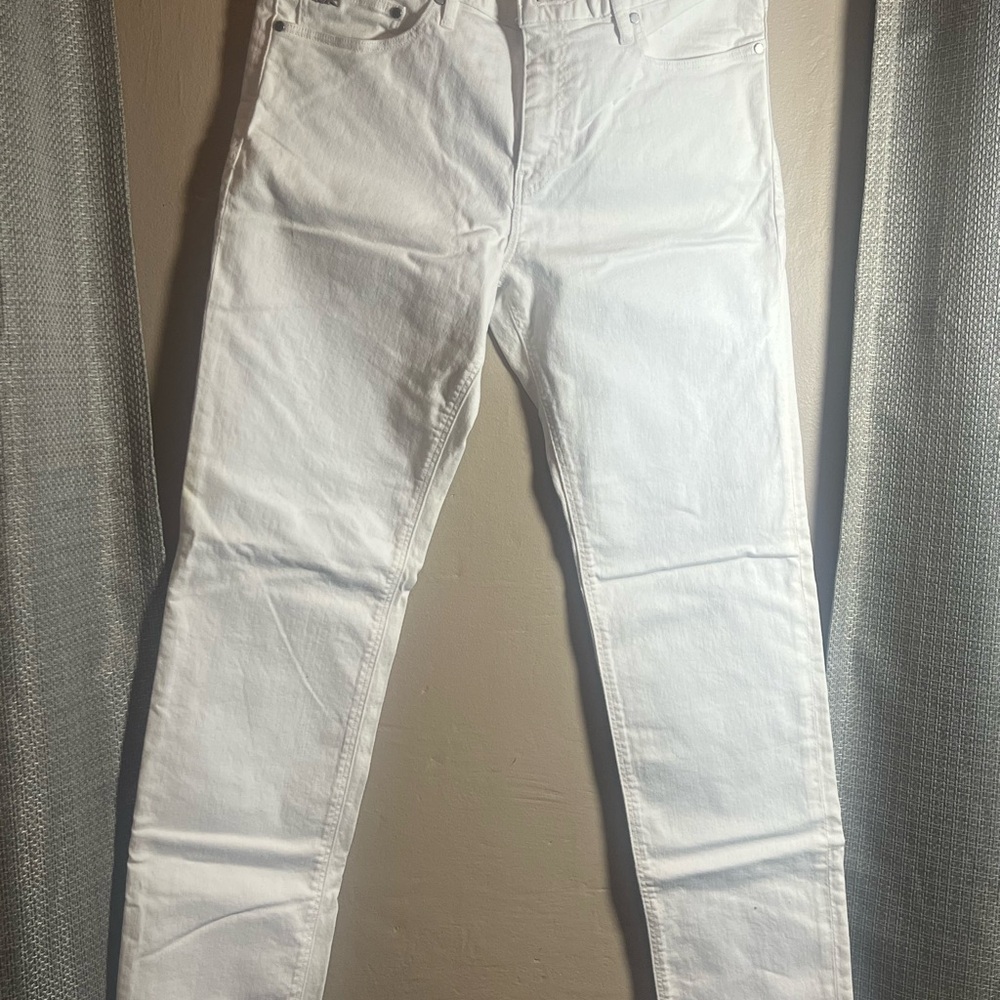 Michael Kors Men's Slim White Jeans